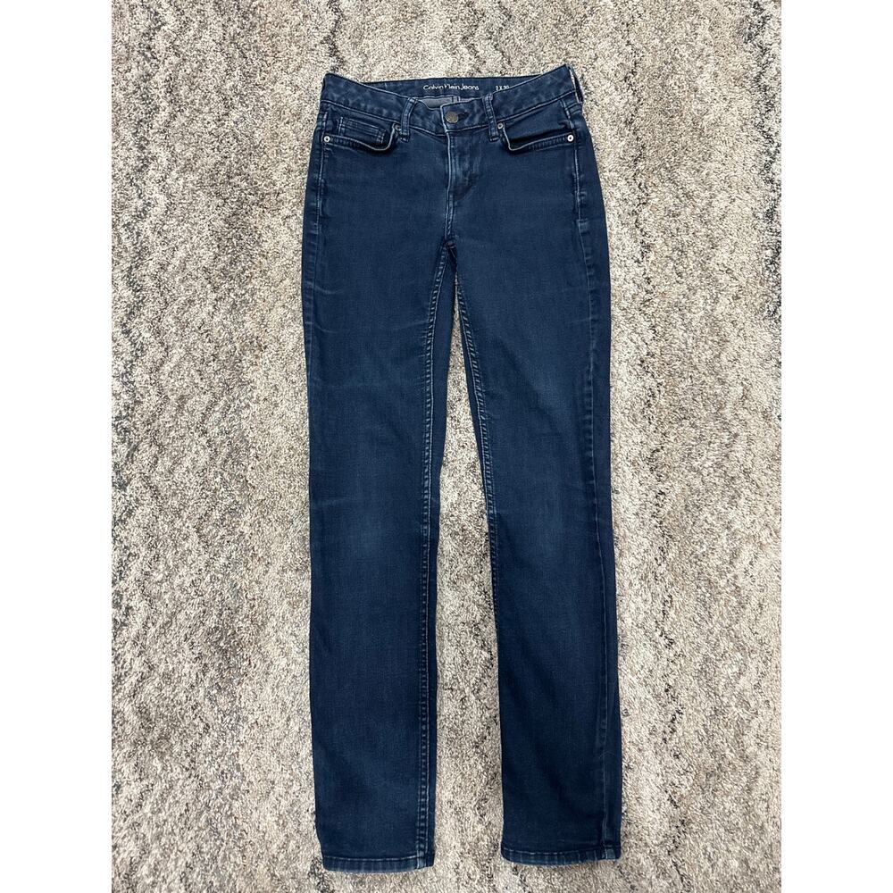 Calvin Klein Blue Ultimate Skinny Stretch Waist Jeans Women’s Size 2X30